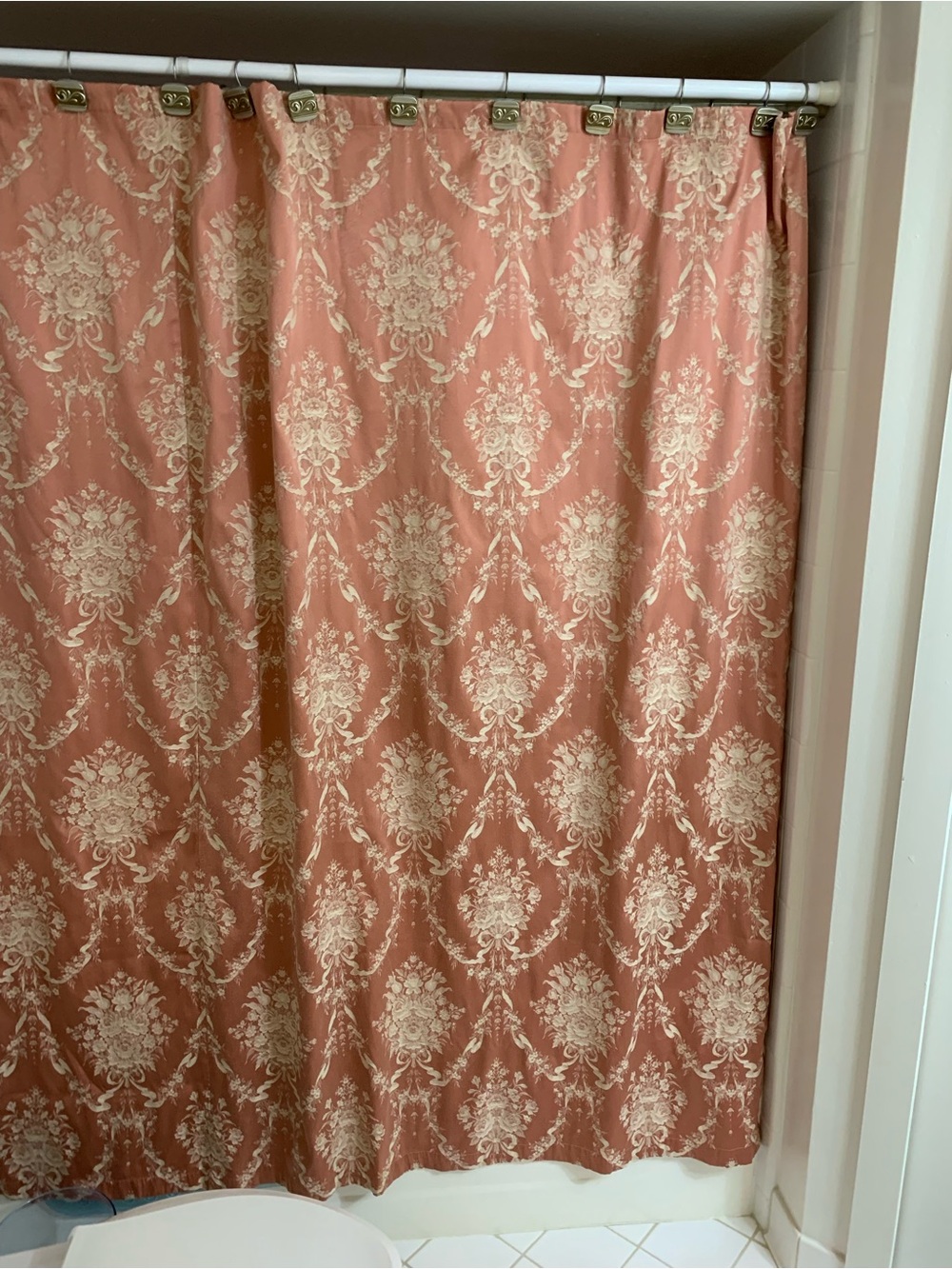 Classic Damask Shower Curtain